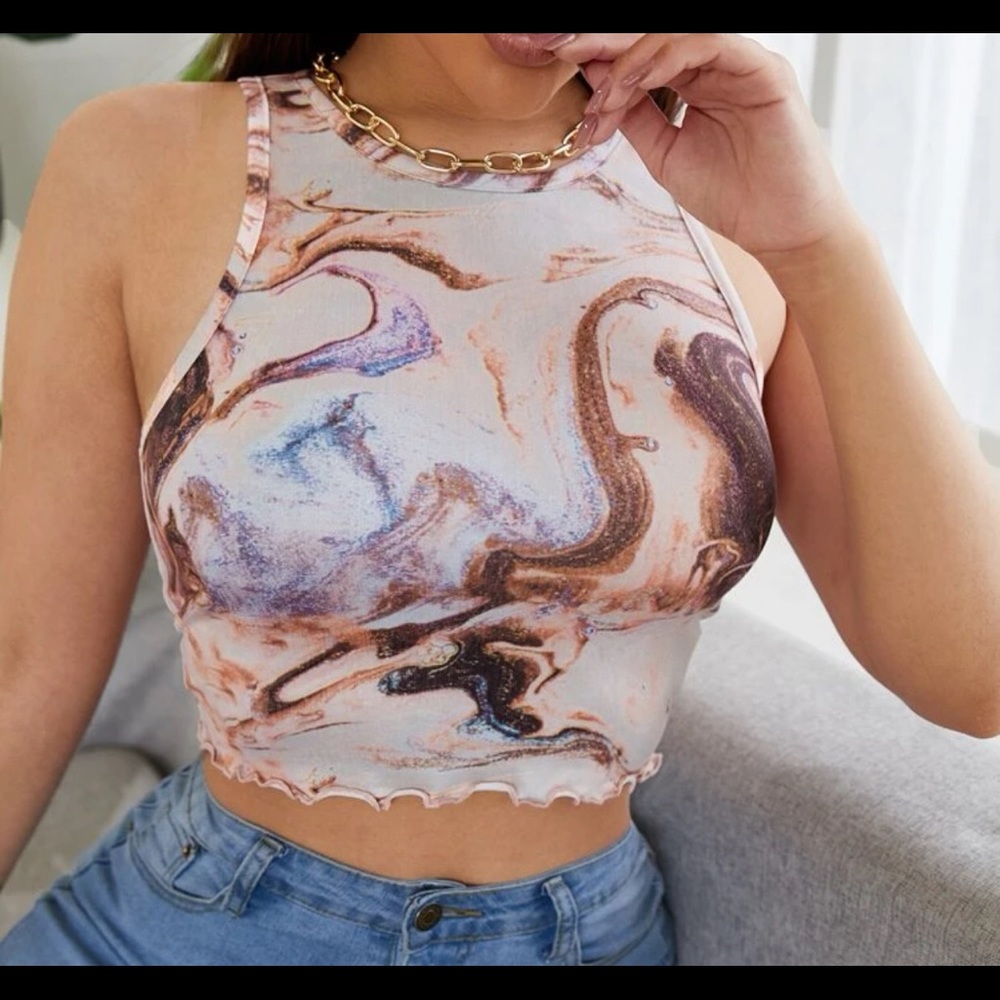 Marble Tank Top